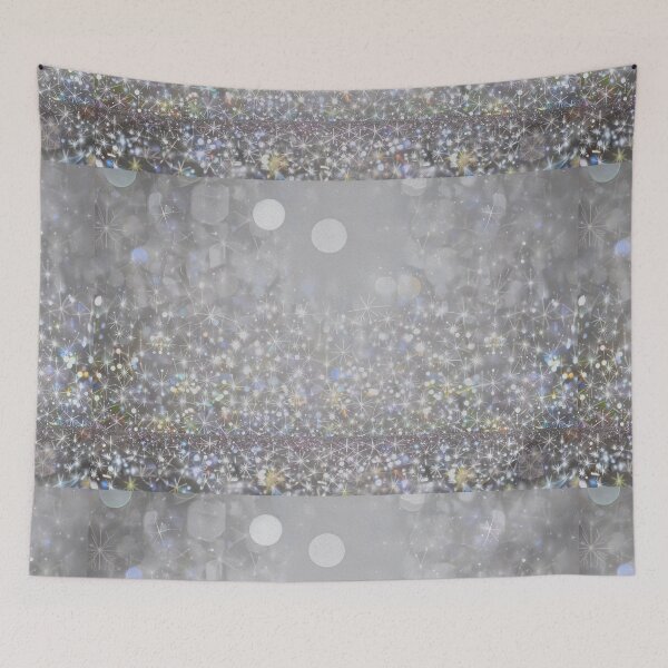 Item preview, Silver Glitter Sparkle Pattern designed and sold by SassyArtistry.