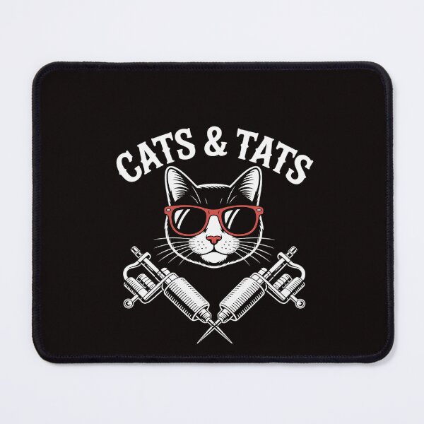 Item preview, Cats And Tats Inking Tattoo Lover Tattooing Kitty Owner designed and sold by RatCurry.
