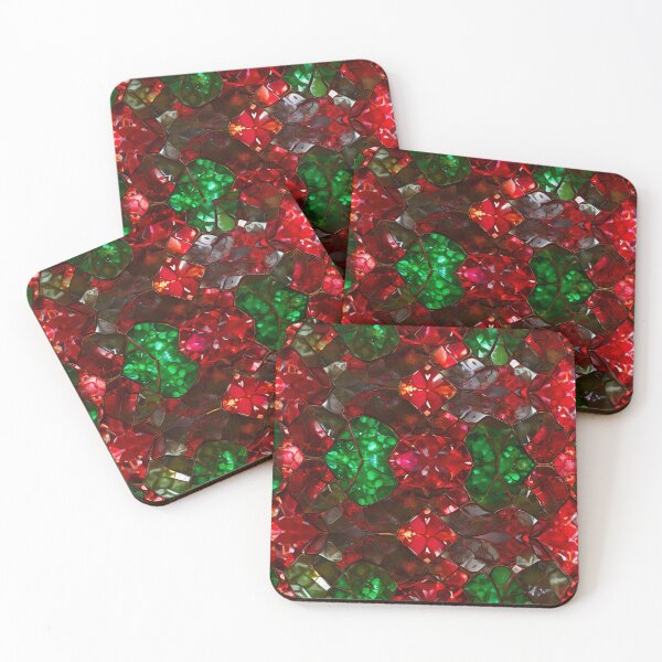 Item preview, Christmas Red Green Diamond Pattern designed and sold by SassyArtistry.