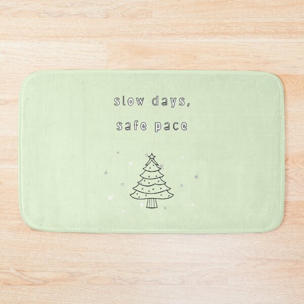 Item preview, Slow Days, Safe Pace — Soft Neutral Winter Quote designed and sold by mintmono-studio.