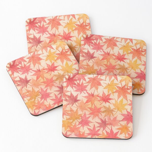 Item preview, Red Maple Leaves Pattern designed and sold by HOMETOWN86.