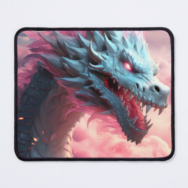 Item preview, Blue and pink dragon designed and sold by Lexie Bloom.