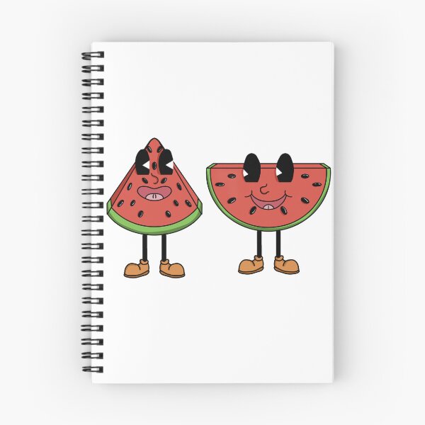 Item preview, Cute Watermelon Buddies | Retro 1930s Fruit Cartoon designed and sold by Studio Bragato Hub.
