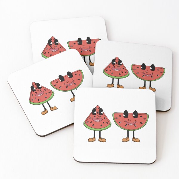 Item preview, Cute Watermelon Buddies | Retro 1930s Fruit Cartoon designed and sold by Studio Bragato Hub.