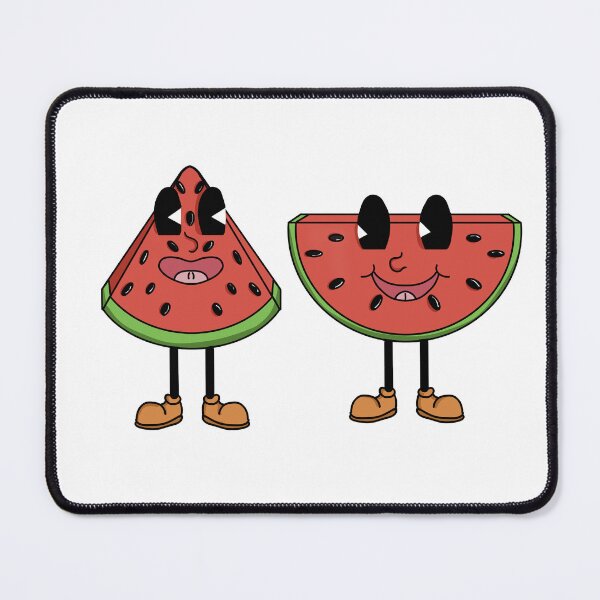 Item preview, Cute Watermelon Buddies | Retro 1930s Fruit Cartoon designed and sold by Studio Bragato Hub.