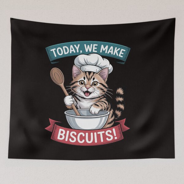Item preview, Cat Make Biscuits Cat Baker Kitten Cook for Cat Owner designed and sold by RatCurry.