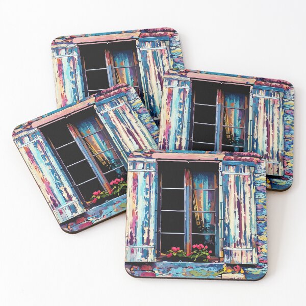 Item preview, Painted Old Window designed and sold by tomorrowsart.