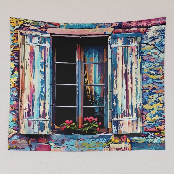 Item preview, Painted Old Window designed and sold by tomorrowsart.