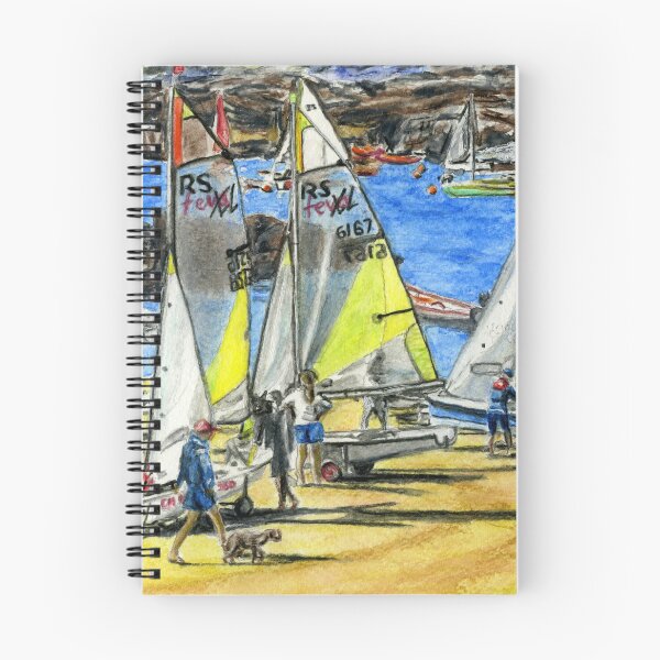Item preview, Preparations on the beach for the Trearddur Bay Sailing Club race in Porth Diana in August designed and sold by LymphomaLass.