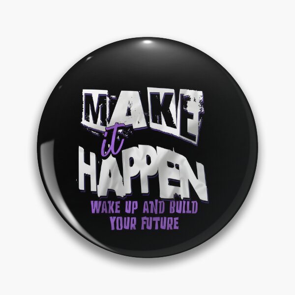 Item preview, Make It Happen Motivational T-Shirt – Wake Up and Build Your Future designed and sold by Hussenb.