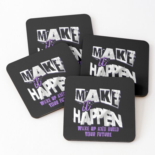 Item preview, Make It Happen Motivational T-Shirt – Wake Up and Build Your Future designed and sold by Hussenb.