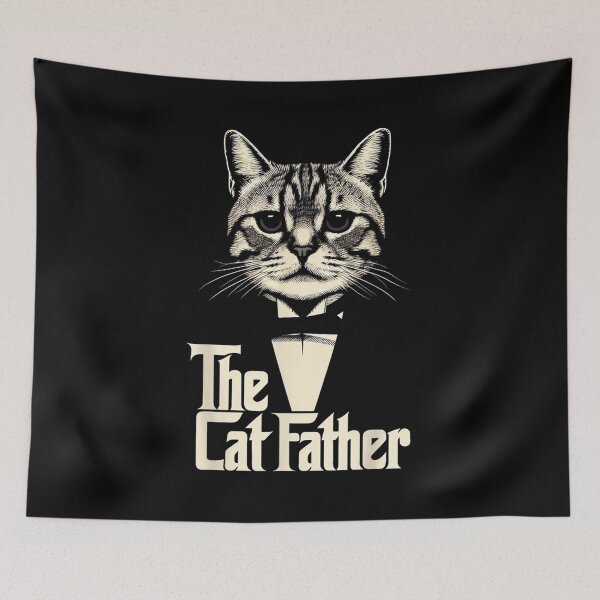 Item preview, The Catfather Father Of Cats Funny Cat designed and sold by BASKF.
