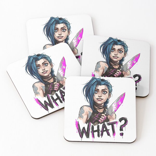 Item preview, Jinx Vibes – “What?” Arcane Chaos Queen Tee designed and sold by Brudy-R.