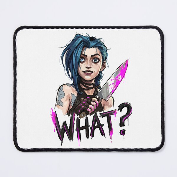Item preview, Jinx Vibes – “What?” Arcane Chaos Queen Tee designed and sold by Brudy-R.