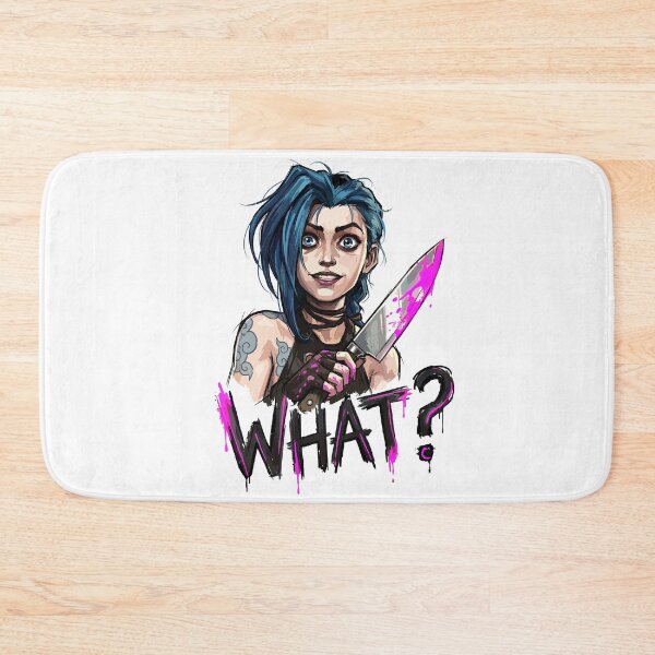 Item preview, Jinx Vibes – “What?” Arcane Chaos Queen Tee designed and sold by Brudy-R.