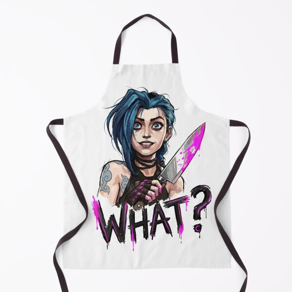 Item preview, Jinx Vibes – “What?” Arcane Chaos Queen Tee designed and sold by Brudy-R.