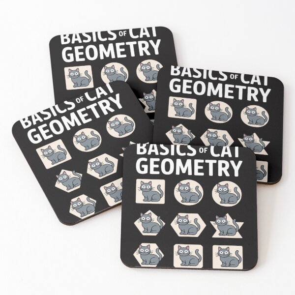 Item preview, Cat Geometry Math Cat Gifts For Cat Dad, Cat Mom, Kids designed and sold by OlafLica.