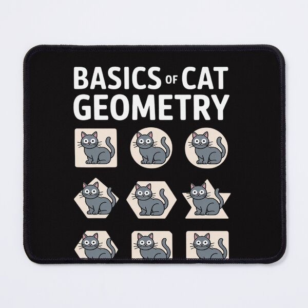Item preview, Cat Geometry Math Cat Gifts For Cat Dad, Cat Mom, Kids designed and sold by OlafLica.