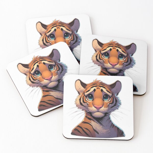 Item preview, Sad Tiger Portrait designed and sold by nikkolaus.