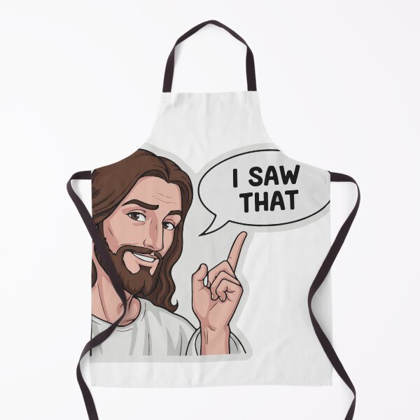 Item preview, jesus i saw that meme Sticker designed and sold by zazodesign.