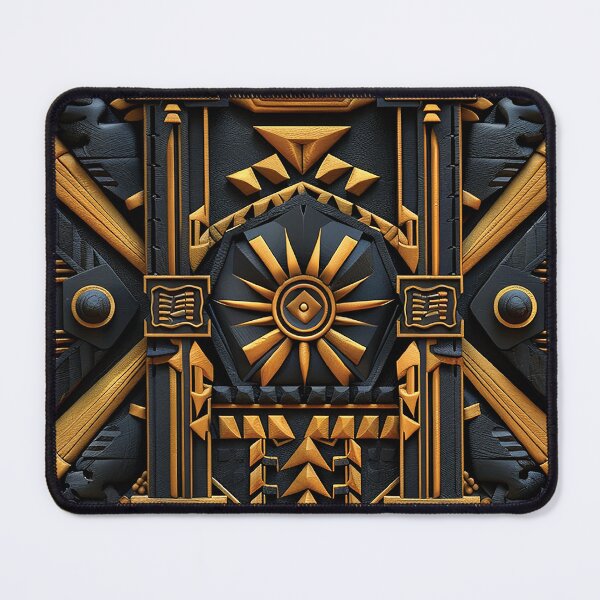 Item preview, African-Style Elegant Golden And Black Pattern Designs  designed and sold by DEC02.