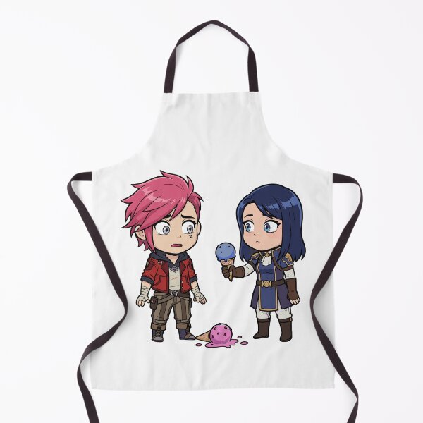 Item preview, Sweet Chibi Vi & Caitlyn – Arcane Ice Cream Moment Tee designed and sold by Brudy-R.