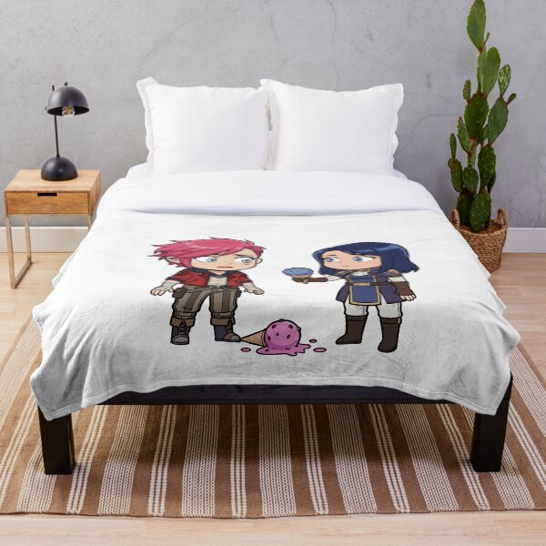 Item preview, Dulces Chibi Vi y Caitlyn – Camiseta Arcane Ice Cream Moment designed and sold by Brudy-R.