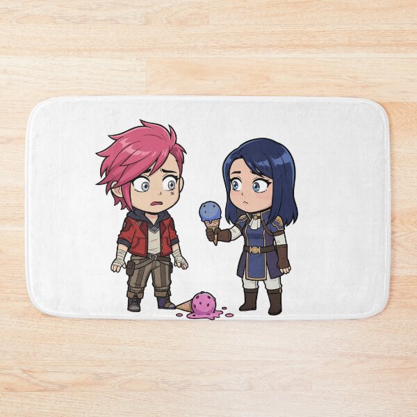 Item preview, Sweet Chibi Vi & Caitlyn – Arcane Ice Cream Moment Tee designed and sold by Brudy-R.