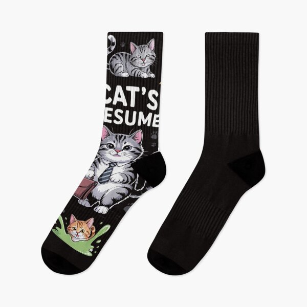 Item preview, Cat Cat's Resume Life Of A Cat Animal designed and sold by LapFemile.