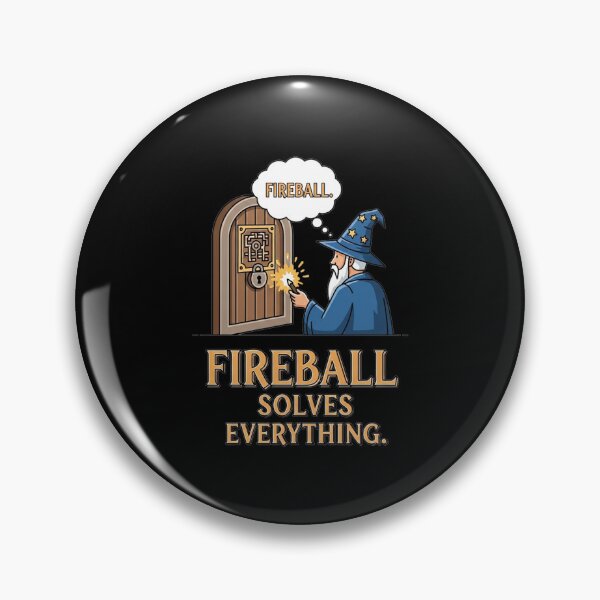Item preview, I Cast Fireball designed and sold by sassav8.
