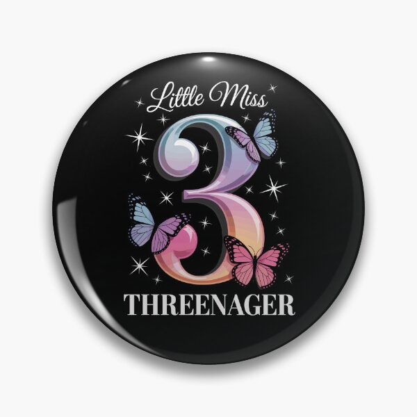 Artikelvorschau, Little Miss Threenager Geburtstagsshirt entworfen und verkauft von Betsytiptoe.