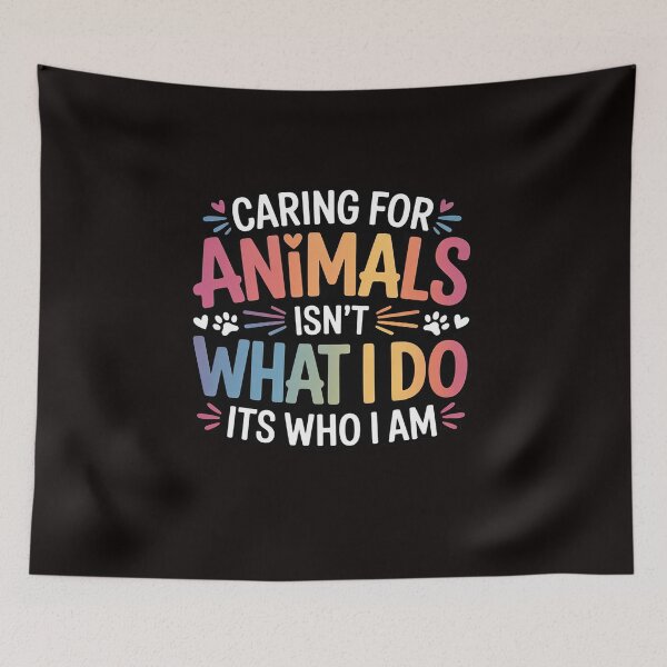 Item preview, Caring for Animals Isn't what I do It's Who animal rescue designed and sold by LapFemile.