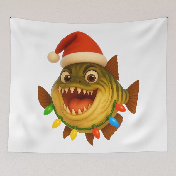 Item preview, Christmas Goliath Tigerfish designed and sold by Sillytoe.