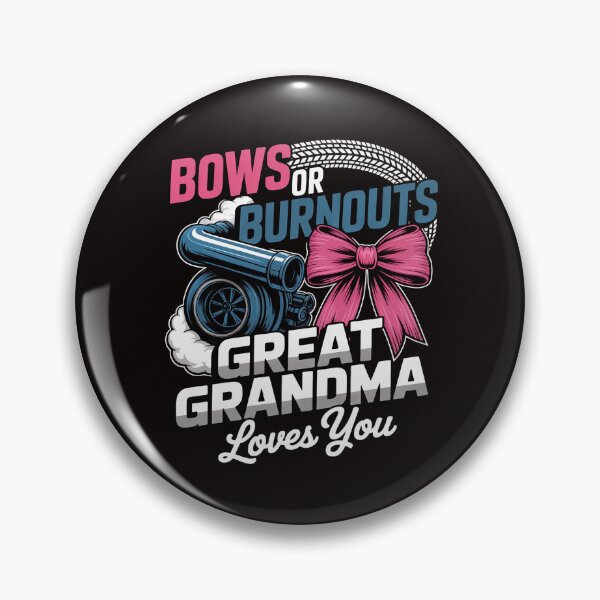Item preview, Burnouts or Bows Great Grandma Loves You Gender Reveal Party designed and sold by LapFemile.