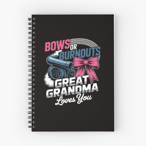 Item preview, Burnouts or Bows Great Grandma Loves You Gender Reveal Party designed and sold by LapFemile.
