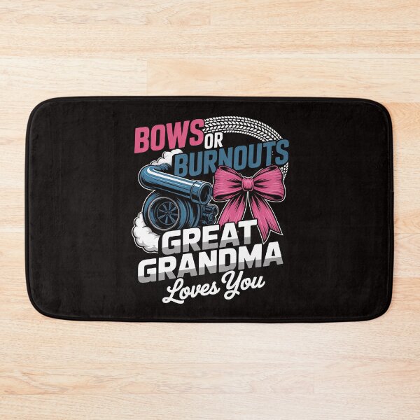 Item preview, Burnouts or Bows Great Grandma Loves You Gender Reveal Party designed and sold by LapFemile.