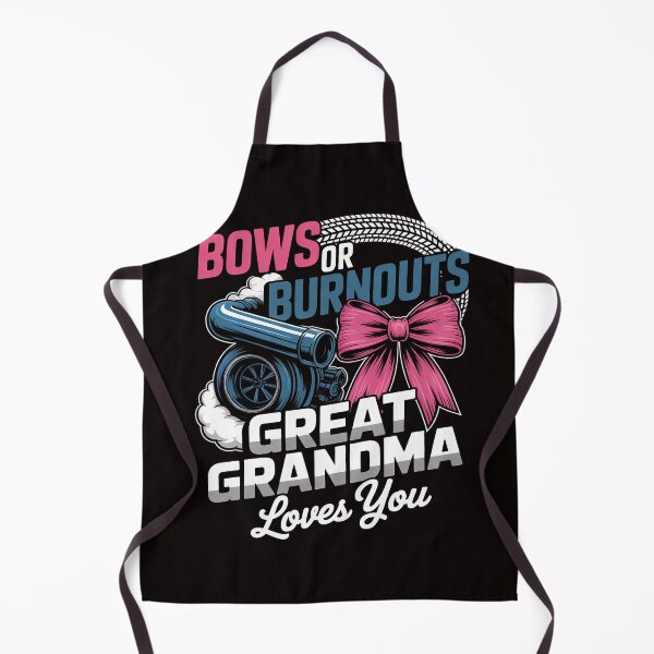Item preview, Burnouts or Bows Great Grandma Loves You Gender Reveal Party designed and sold by LapFemile.