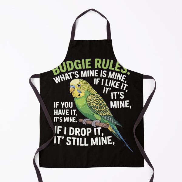 Item preview, Budgie Rules Budgie Lover Parakeet Bird Budgerigar designed and sold by LapFemile.