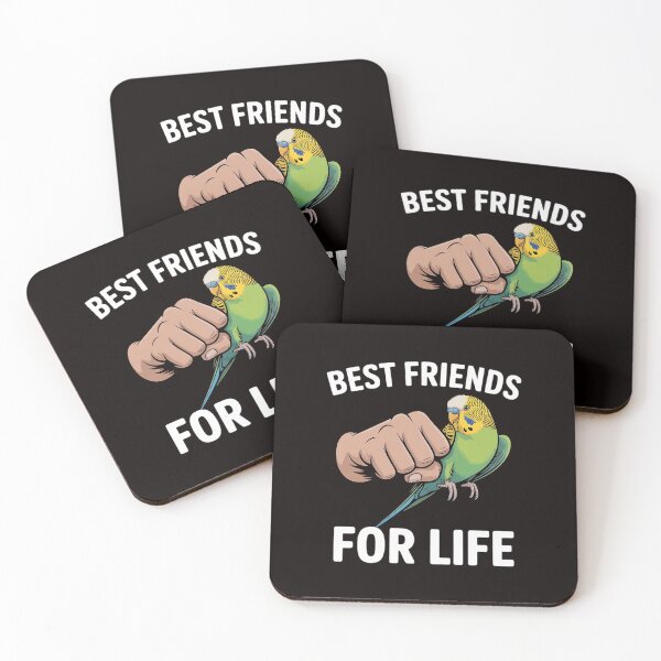 Item preview, Budgie Best Friends for Life Parakeet Budgerigar Gift designed and sold by LapFemile.