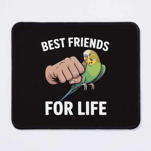 Item preview, Budgie Best Friends for Life Parakeet Budgerigar Gift designed and sold by LapFemile.