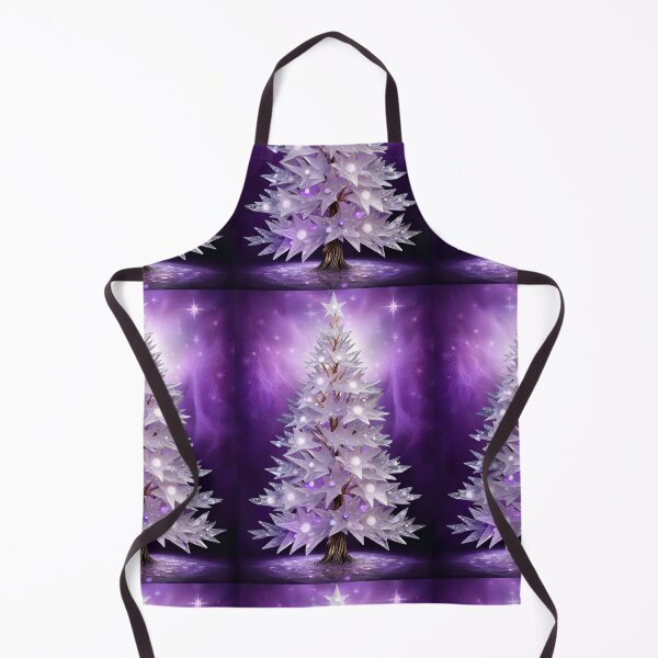 Item preview, SEASONS GREETING CHRISTMAS TREE Purple Amethyst Sapphire Stained Glass Art Print on Demand ~Winter Wonderland Party Decoration~Birthday Gift~Favor designed and sold by Spinning Plates 360.