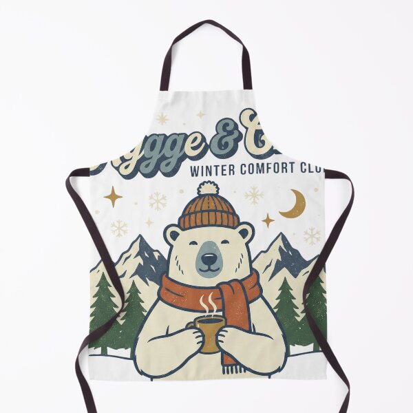 Artikelvorschau, Retro-Hygge & Chill-Winter-Eisbär-Illustration entworfen und verkauft von TORLI MORLI.