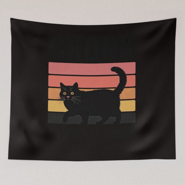 Item preview, Black Cat Chonk Cat Cat Meme Momma Dad designed and sold by LapFemile.
