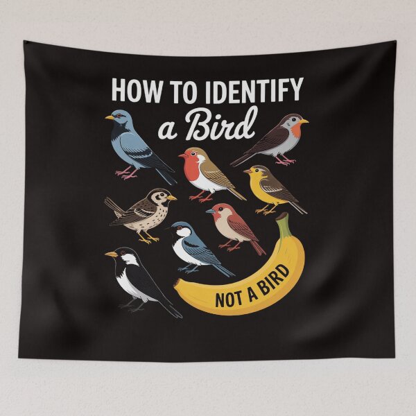 Item preview, Bird Watcher How To Identify a Bird Unique Birder designed and sold by LapFemile.
