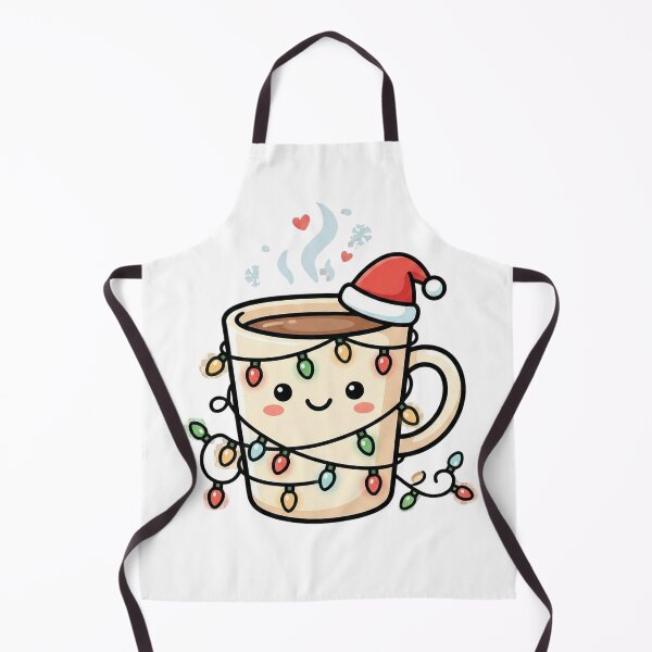 Item preview, Cute Kawaii Christmas Coffee Cup with Lights designed and sold by TORLI MORLI.