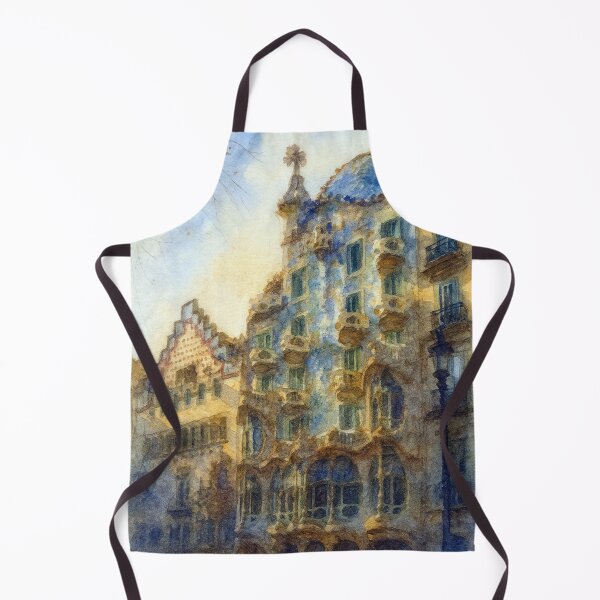 Item preview, Casa Batlló Watercolor View designed and sold by caracatita75.