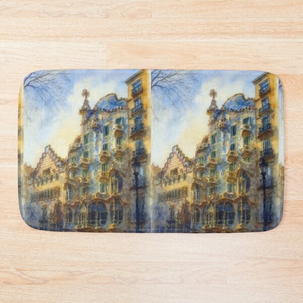 Item preview, Casa Batlló Watercolor View designed and sold by caracatita75.