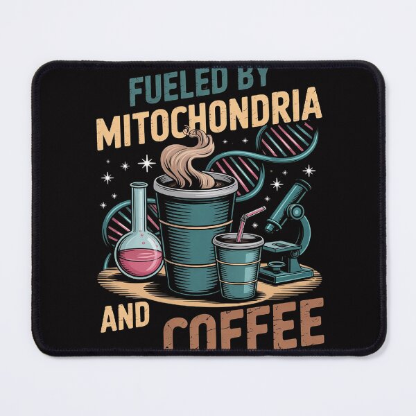 Item preview, Biology Teacher Science Fueled By Mitochondria Coffee designed and sold by MuteElevent.