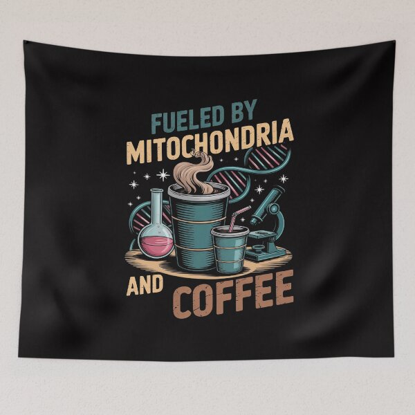 Item preview, Biology Teacher Science Fueled By Mitochondria Coffee designed and sold by MuteElevent.
