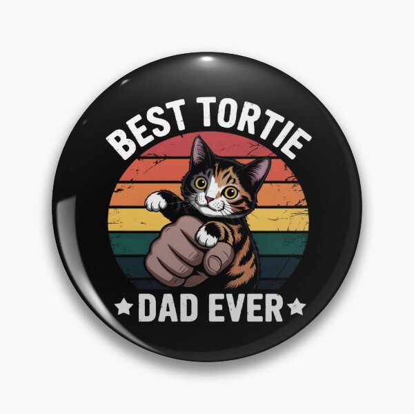 Item preview, Best Tortie Dad Tortoiseshell Cat Owner Tortie Cat Lover designed and sold by MuteElevent.